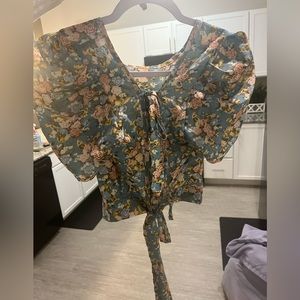 Womens Floral Top